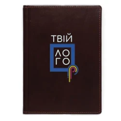 Ежеднивник А5 КОРТИНА недатированный, белый блок с логотипом